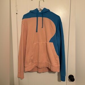 Nike Blue and Tan Men's Sweater